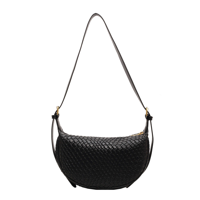 VAYRO–Woven Half–Monn Bag